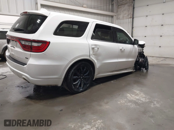 2019 Dodge Durango GT Plus with VIN 1C4RDJDG5KC763903, listed as a IAAI auction lot 41714500 with 58,314 mi miles and . Bid and sale history available at DreamBid. Image 4.