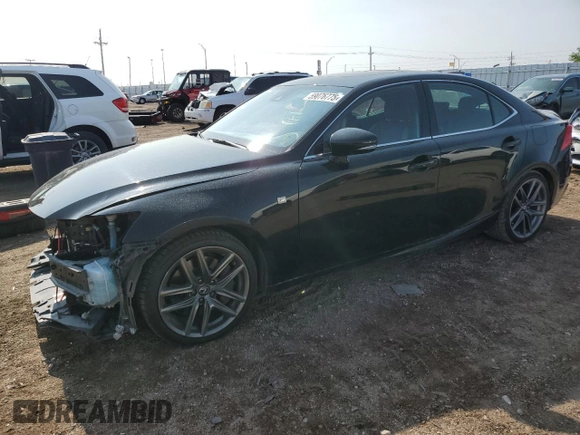 2019 Lexus IS 300 with VIN JTHC81D25K5035421, listed as a Copart auction lot 59076775 with 45,431 mi miles and Salvage title. Bid and sale history available at DreamBid. Image 1.
