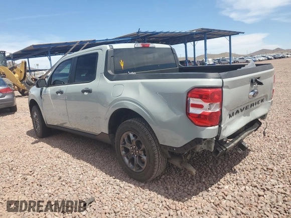2022 Ford Maverick XL with VIN 3FTTW8E33NRA08789, listed as a Copart auction lot 53835065 with 30,464 mi miles and Salvage Title. Bid and sale history available at DreamBid. Image 2.