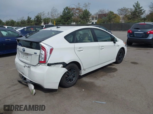 2012 Toyota Prius One z VIN JTDKN3DU4C5517527, wystawiony jako IAAI lot #41730738 z przebiegiem 146 069 mil mil oraz . Historia ofert i sprzedaży dostępna na DreamBid. Obrazek 4.