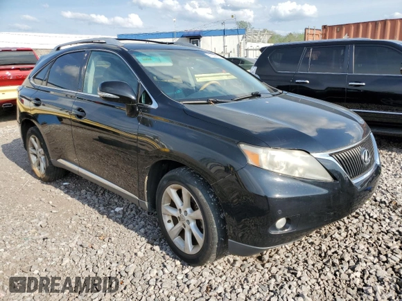 2011 Lexus RX 350 with VIN 2T2ZK1BA5BC045596, listed as a Copart auction lot 47302053 with 156,231 mi miles and Salvage Title. Bid and sale history available at carsss.com. Image 4.