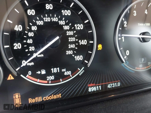 2016 BMW X3 sDrive28i with VIN 5UXWZ7C56G0M83583, listed as a IAAI auction lot 41517534 with 89,611 mi miles and . Bid and sale history available at DreamBid. Image 7.