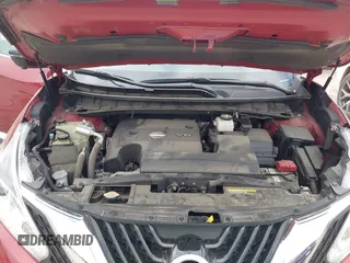 2017 Nissan Murano SV with VIN 5N1AZ2MGXHN156862, listed as a IAAI auction lot 41761375 with 8,430 mi miles. Bid and sale history available at carsss.com. Image 10.