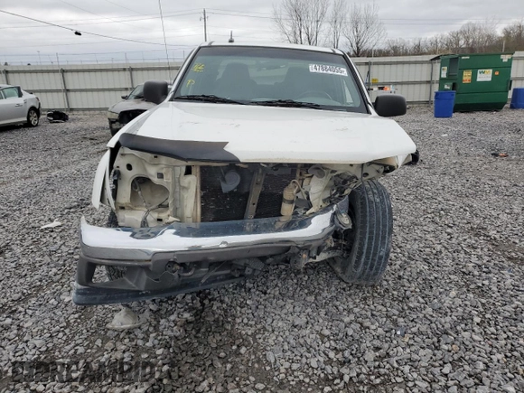 2005 GMC Canyon 1SF SLE Z71 with VIN 1GTDT136858165690, listed as a Copart auction lot 47884055 with 0 mi miles and Salvage Title. Bid and sale history available at carsss.com. Image 5.