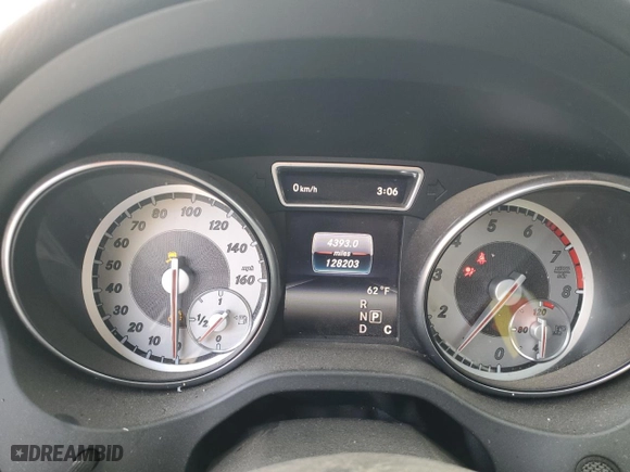 2016 Mercedes-Benz CLA with VIN WDDSJ4EBXGN377140, listed as a Copart auction lot 43067665 with 128,203 mi miles and Salvage Title. Bid and sale history available at carsss.com. Image 9.
