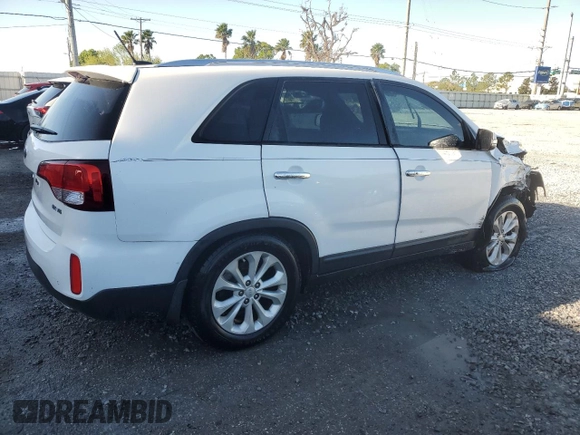 2015 Kia Sorento EX with VIN 5XYKU4A74FG644121, listed as a Copart auction lot 48654675 with 123,872 mi miles and Salvage Title. Bid and sale history available at carsss.com. Image 3.