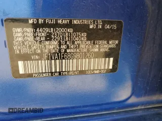 2016 Subaru WRX Premium z VIN JF1VA1F68G9801260, wystawiony jako Copart lot #52434735 z przebiegiem 104 299 mil mil oraz Szkoda całkowita • Salvage title. Historia ofert i sprzedaży dostępna na DreamBid. Obrazek 13.