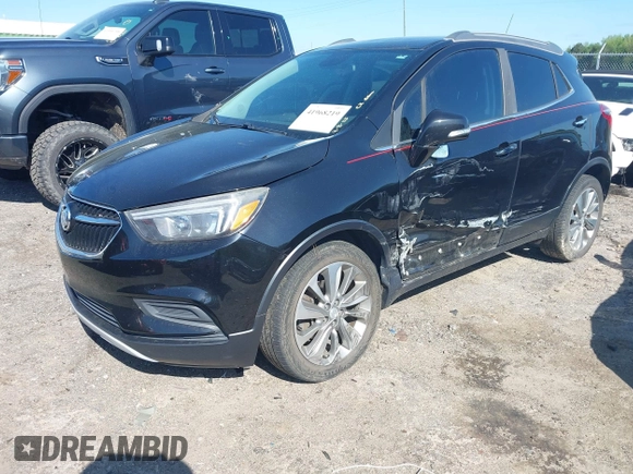 2017 Buick Encore Preferred with VIN KL4CJESBXHB028601, listed as a IAAI auction lot 41968219 with 98,007 mi miles. Bid and sale history available at carsss.com. Image 17.