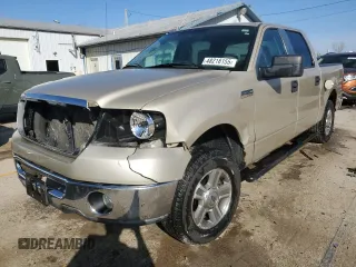2007 Ford F-150 XLT with VIN 1FTRW12W77KB48934, listed as a Copart auction lot 48218155 with 177,126 mi miles and Salvage Title. Bid and sale history available at carsss.com. Image 1.