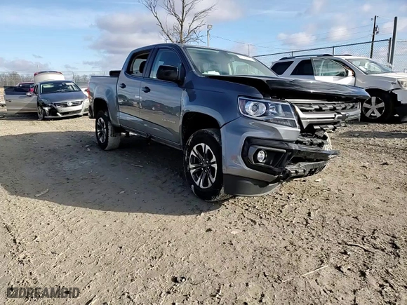 2022 Chevrolet Colorado 4WD Z71 with VIN 1GCGTDEN8N1173378, listed as a Copart auction lot 43769195 with 40,885 mi miles and Salvage Title. Bid and sale history available at carsss.com. Image 10.