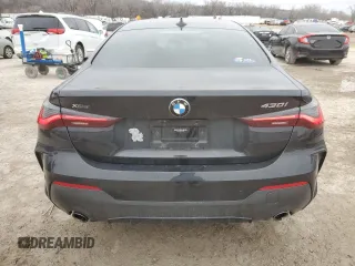 2021 BMW 4 Series 430i xDrive with VIN WBA73AP0XMCG34566, listed as a Copart auction lot 44012405 with 22,541 mi miles and Salvage Title. Bid and sale history available at carsss.com. Image 6.