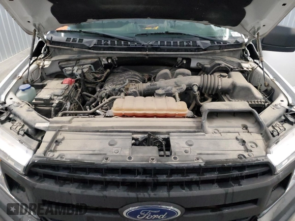 2018 Ford F-150 XL with VIN 1FTMF1EB3JKD60918, listed as a Copart auction lot 43950135 with Not Provided miles and Salvage Title. Bid and sale history available at carsss.com. Image 11.