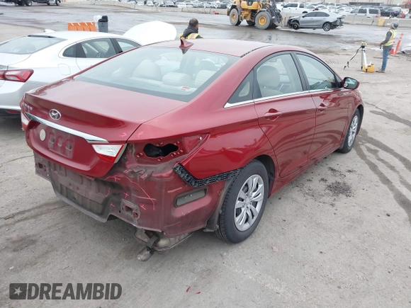 2011 Hyundai Sonata GLS with VIN 5NPEB4AC7BH097235, listed as a IAAI auction lot 41896579 with 127,456 mi miles. Bid and sale history available at carsss.com. Image 4.