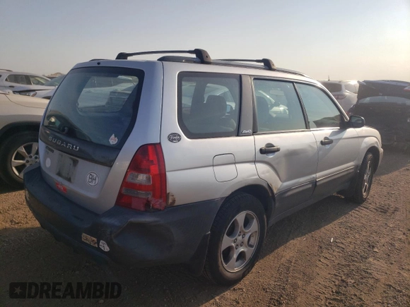 2003 Subaru Forester X with VIN JF1SG63643H772438, listed as a Copart auction lot 71250644 with 244,127 mi miles and Salvage Title. Bid and sale history available at carsss.com. Image 3.