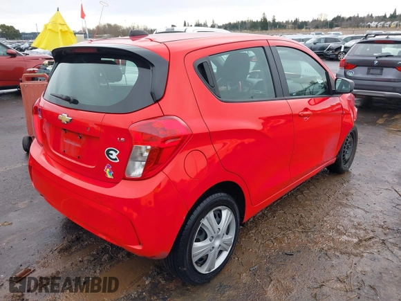 2016 Chevrolet Spark LS with VIN KL8CB6SA8GC611654, listed as a IAAI auction lot 41527761 with 86,747 mi miles. Bid and sale history available at carsss.com. Image 4.