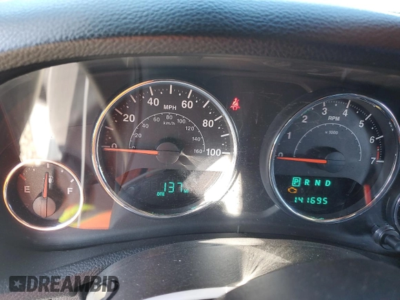 2012 Jeep Wrangler Unlimited Sport with VIN 1C4BJWDG2CL257437, listed as a Copart auction lot 49257965 with 141,695 mi miles and Clean title. Bid and sale history available at DreamBid. Image 9.