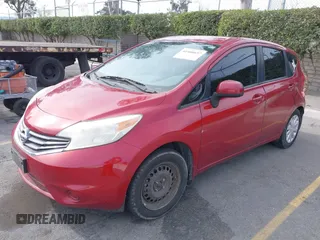 2014 Nissan Note S with VIN 3N1CE2CP5EL385359, listed as a IAAI auction lot 41400657 with 82,801 mi miles and . Bid and sale history available at DreamBid. Image 2.