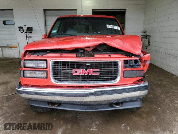 1999 GMC Yukon with VIN 1GKEK13R1XJ711537, listed as a Copart auction lot 51658175 with 228,786 mi miles and Salvage Title. Bid and sale history available at carsss.com. Image 5.