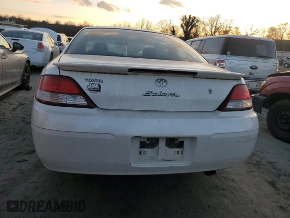 2001 Toyota Solara SE with VIN 2T1CG22P51C470496, listed as a Copart auction lot 42317375 with 158,150 mi miles and Clean Title. Bid and sale history available at carsss.com. Image 6.