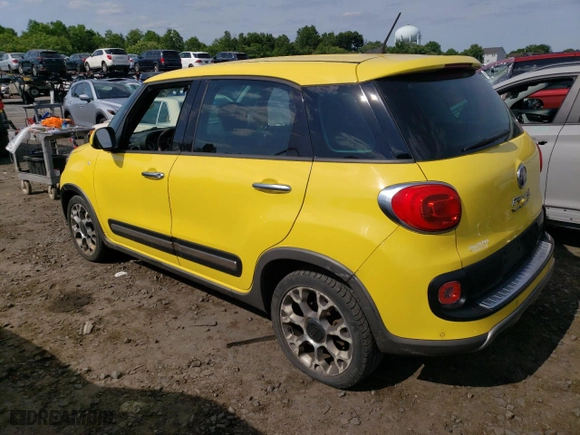 2014 FIAT 500L Trekking with VIN ZFBCFADH2EZ023643, listed as a Copart auction lot 61457174 with 84,309 mi miles and Salvage Title. Bid and sale history available at carsss.com. Image 2.