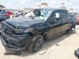 2024 Honda Ridgeline Sport with VIN 5FPYK3F1XRB029557, listed as a IAAI auction lot 42459032 with 4,437 mi miles and . Bid and sale history available at DreamBid. Image 2.