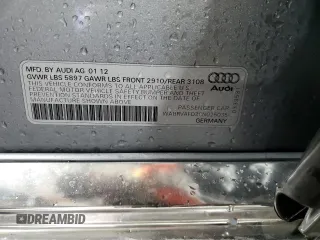 2012 Audi A8 z VIN WAURVAFD3CN025035, wystawiony jako Copart lot #52252915 z przebiegiem 71 312 mil mil oraz Szkoda całkowita • Salvage title. Historia ofert i sprzedaży dostępna na DreamBid. Obrazek 13.