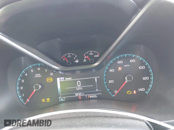 2017 GMC Canyon 2WD SLE with VIN 1GTG5CEAXH1155910, listed as a IAAI auction lot 41817728 with 58,191 mi miles. Bid and sale history available at carsss.com. Image 7.