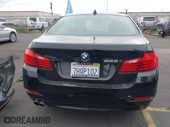 2015 BMW 5 Series 528i with VIN WBA5A5C56FD514814, listed as a IAAI auction lot 42052381 with 76,306 mi miles. Bid and sale history available at carsss.com. Image 17.