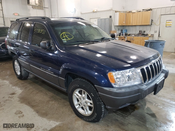 2002 Jeep Grand Cherokee Laredo with VIN 1J8GW48S92C197903, listed as a Copart auction lot 70524292 with 152,286 mi miles and Non Repairable. Bid and sale history available at carsss.com. Image 1.