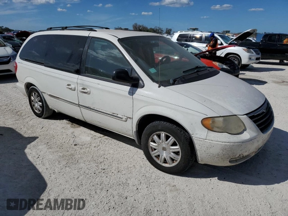 2006 Chrysler Town & Country LWB Touring with VIN 2A4GP54L86R874343, listed as a Copart auction lot 77596344 with 0 mi miles and Salvage Title. Bid and sale history available at carsss.com. Image 4.