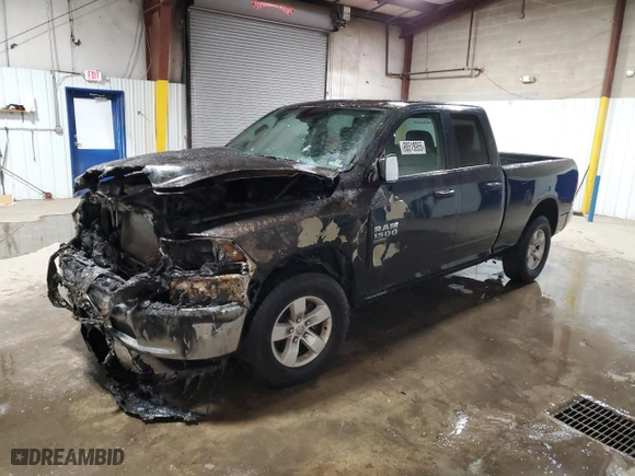 2019 Ram 1500 Classic Tradesman with VIN 1C6RR7FG1KS640260, listed as a Copart auction lot 88518955 with 23,184 mi miles and Salvage Title. Bid and sale history available at carsss.com. Image 1.