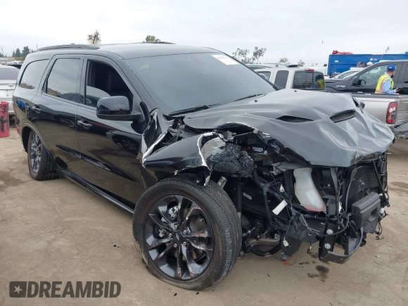 2025 Dodge Durango R/T with VIN 1C4SDJCT6SC503445, listed as a IAAI auction lot 42428235 with 7,142 mi miles and . Bid and sale history available at DreamBid. Image 1.