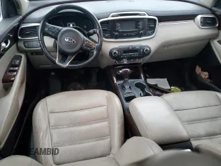 2016 Kia Sorento EX with VIN 5XYPHDA16GG037080, listed as a Copart auction lot 46309455 with 0 mi miles and Salvage Title. Bid and sale history available at carsss.com. Image 8.