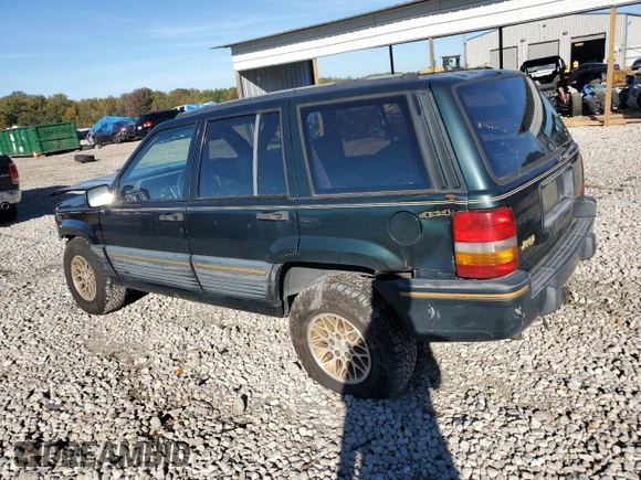1993 Jeep Grand Cherokee Limited with VIN 1J4GZ78Y3PC557480, listed as a Copart auction lot 80325334 with 96,105 mi miles and Salvage Title. Bid and sale history available at carsss.com. Image 2.