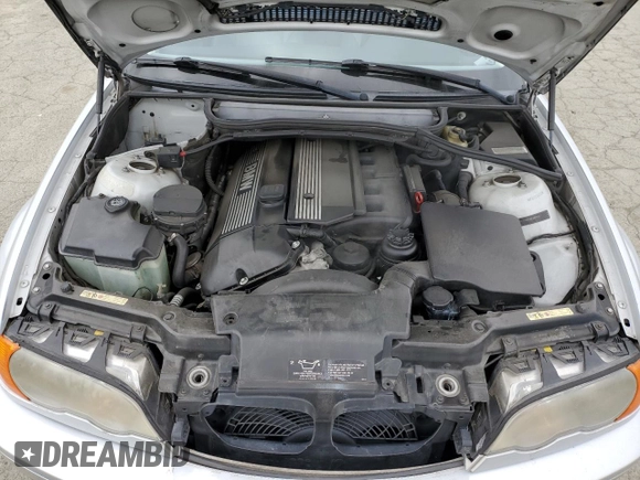 2001 BMW 3 Series 330Ci with VIN WBABN53441JU35456, listed as a Copart auction lot 51002865 with 155,045 mi miles and Salvage Title. Bid and sale history available at carsss.com. Image 11.