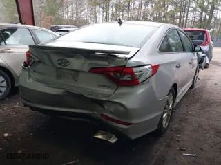 2015 Hyundai Sonata 2.4L Sport with VIN 5NPE34AF9FH194076, listed as a IAAI auction lot 41723593 with 96,118 mi miles. Bid and sale history available at carsss.com. Image 4.