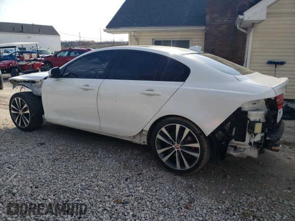 2018 Jaguar XE with VIN SAJAM4FV3JCP17674, listed as a Copart auction lot 74928583 with 48,105 mi miles and . Bid and sale history available at DreamBid. Image 2.