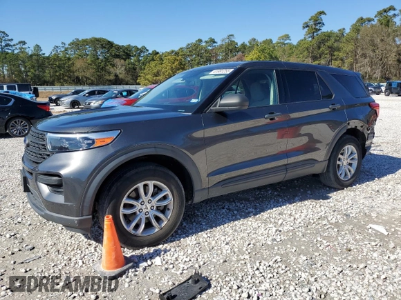 2020 Ford Explorer with VIN 1FMSK8BH9LGB55268, listed as a Copart auction lot 41991255 with 105,122 mi miles and Salvage Title. Bid and sale history available at carsss.com. Image 1.