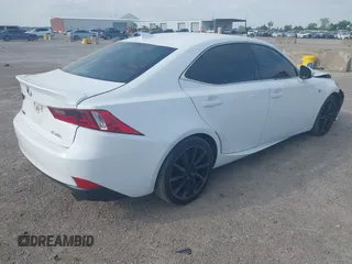 2015 Lexus IS 250 with VIN JTHBF1D23F5063645, listed as a IAAI auction lot 42032522 with 265,020 mi miles and . Bid and sale history available at carsss.com. Image 4.