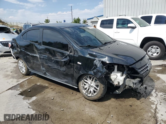 2022 Mitsubishi Mirage ES z VIN ML32FUFJ7NHF08088, wystawiony jako Copart lot #65841524 z przebiegiem 62 289 mil mil oraz Szkoda całkowita • Salvage title. Historia ofert i sprzedaży dostępna na DreamBid. Obrazek 4.
