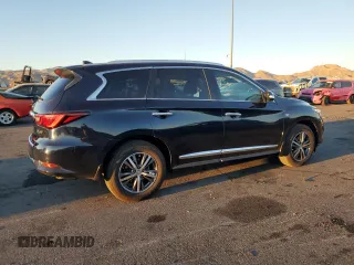 2020 Infiniti QX60 Luxe with VIN 5N1DL0MN4LC513281, listed as a Copart auction lot 89108495 with 65,021 mi miles and Salvage Title. Bid and sale history available at DreamBid. Image 3.