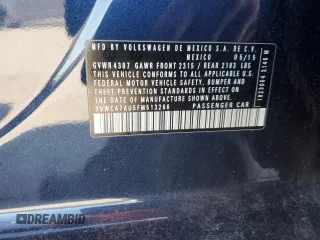 2015 Volkswagen Golf SportWagen TDI S with VIN 3VWCA7AU5FM513266, listed as a Copart auction lot 88910345 with 136,452 mi miles and Salvage Title. Bid and sale history available at carsss.com. Image 13.