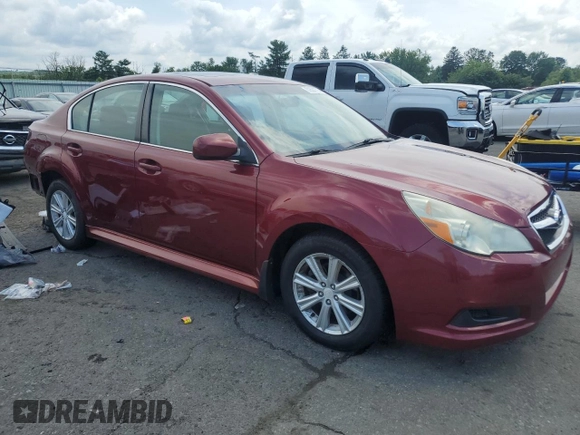 2011 Subaru Legacy Premium Power Moon with VIN 4S3BMBG64B3258848, listed as a Copart auction lot 62084725 with 67,600 mi miles and Salvage title. Bid and sale history available at DreamBid. Image 4.
