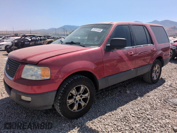 2003 Ford Expedition Special Service with VIN 1FMPU16LX3LC15541, listed as a Copart auction lot 61241495 with 172,862 mi miles and Salvage title. Bid and sale history available at DreamBid. Image 1.