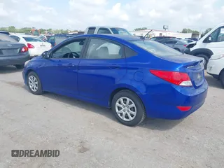 2014 Hyundai Accent GLS with VIN KMHCT4AE6EU668905, listed as a IAAI auction lot 42101035 with 151,809 mi miles. Bid and sale history available at carsss.com. Image 3.