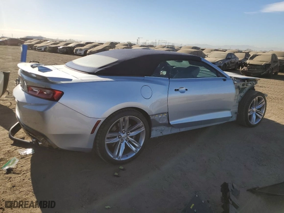 2017 Chevrolet Camaro 2SS with VIN 1G1FH3D70H0160959, listed as a Copart auction lot 86101564 with 45,291 mi miles and Salvage Title. Bid and sale history available at carsss.com. Image 3.