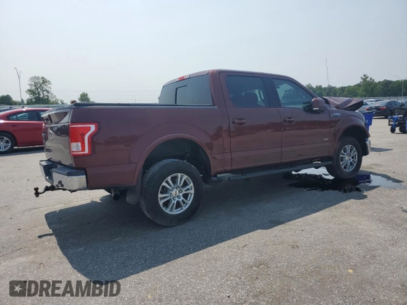 2016 Ford F-150 XLT with VIN 1FTEW1EG4GFC25612, listed as a Copart auction lot 59052845 with 108,296 mi miles and Salvage title. Bid and sale history available at DreamBid. Image 3.