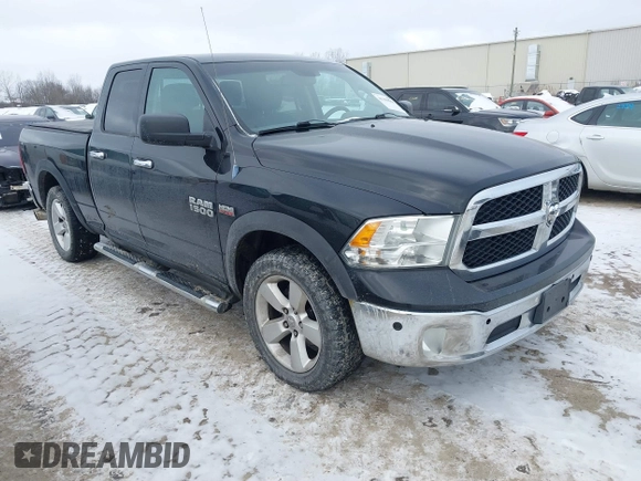 2014 Ram 1500 Big Horn z VIN 1C6RR7GT5ES114973, wystawiony jako IAAI lot #41250163 z przebiegiem 249 702 mil mil oraz . Historia ofert i sprzedaży dostępna na DreamBid. Obrazek 1.