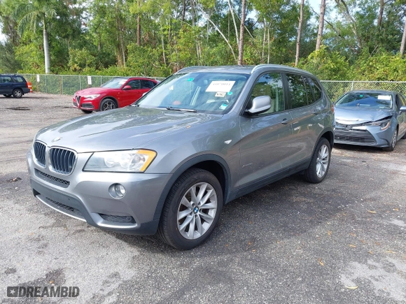 2013 BMW X3 xDrive28i with VIN 5UXWX9C57D0A13000, listed as a IAAI auction lot 41070011 with 126,246 mi miles. Bid and sale history available at carsss.com. Image 2.