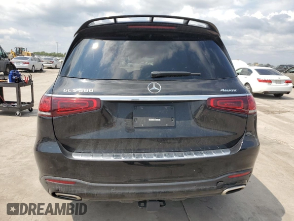 2023 Mercedes-Benz GLS with VIN 4JGFF8GE1PB007316, listed as a Copart auction lot 70034404 with 13,339 mi miles and Salvage Title. Bid and sale history available at carsss.com. Image 6.